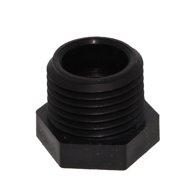 Bushing 1/2" MNPT x 1/8" FNPT - Polypropene Black