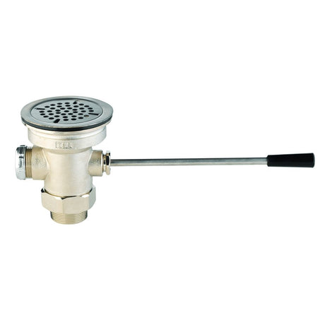 T&S Brass B-3962 Lever Waste Valve, 3" Sink Open