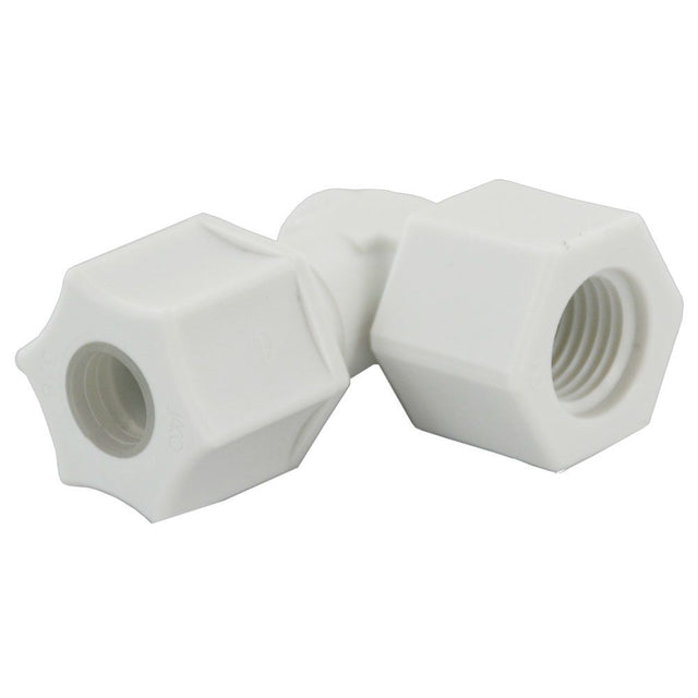 JACO 45-5-4-N-O Nylon Female Elbow 5/16 OD Tube x 1/4 FPT