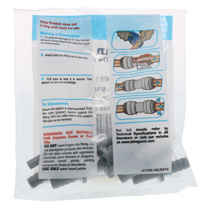 John Guest Stem Barb Connector  - 1/4 OD Stem x 5/16 ID Barb