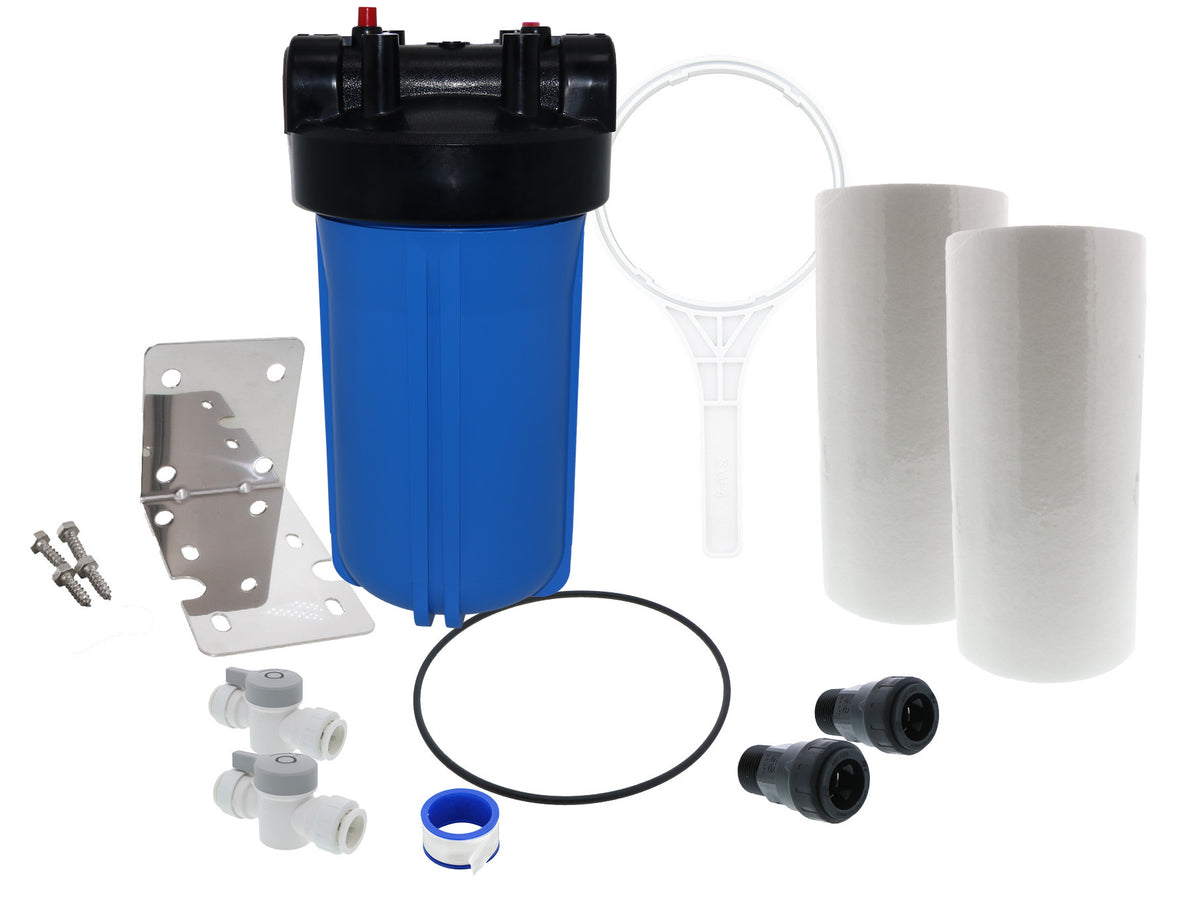 10" Heavy Duty Sediment Prefilter Kit - 3/4"