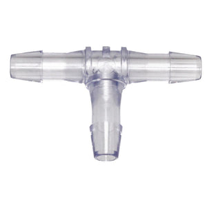 Colder HT891 Tee Fitting, 1/4 HB X 1/4 HB X 1/4 HB, Purple Tint Polycarbonate