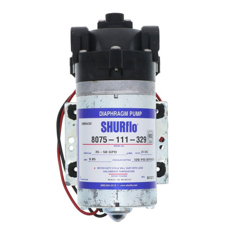 SHURflo 8075-111-329 RO Booster Pump 3/8" FPT 50 GPD 120 PSI 24V