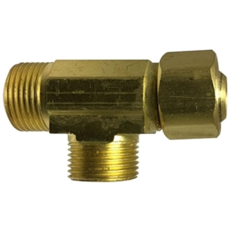 Brass LF 773 3/8"X3/8"X1/4" Swivel Tee