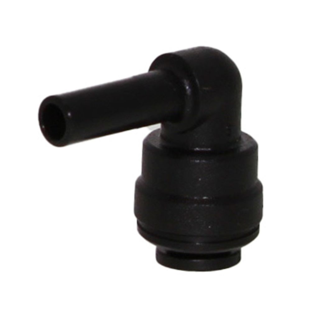 John Guest 6mm x 6mm Acetal Plug In Elbow - Black