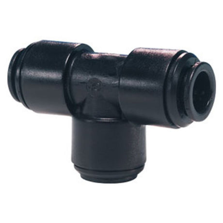 John Guest Union Tee BLACK ACETAL - 12mm