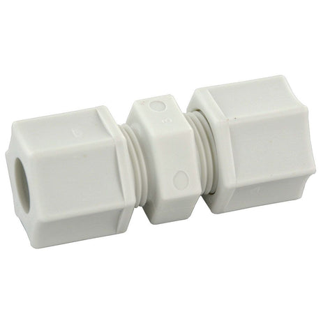 JACO 15-10-P-PG Polypropylene Union Connector 5/8 OD Tube x 5/8 OD Tube