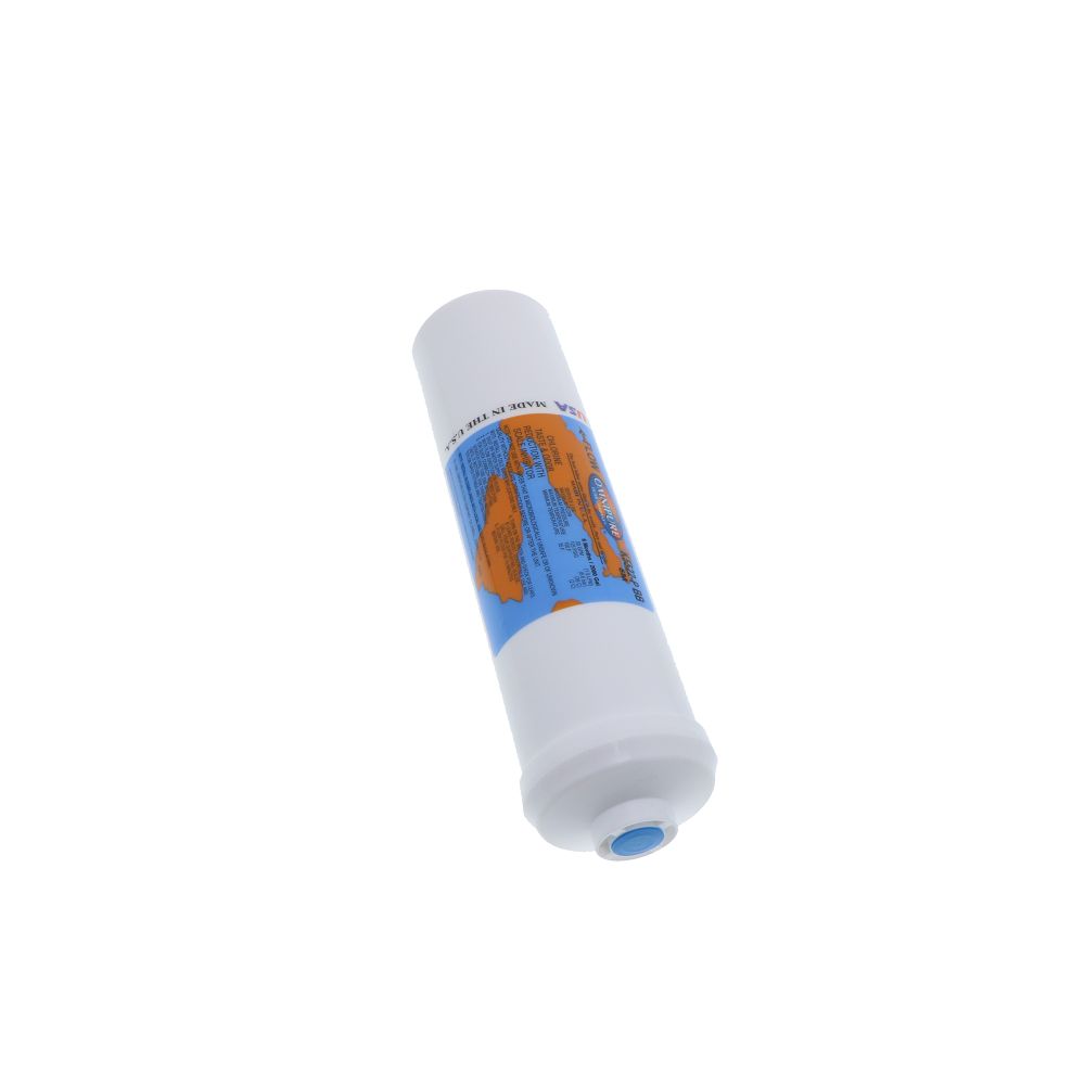 Omnipure Inline K5522-P-BB 5 mic Carbon Block CTO [w/ Scale Reduction] - 10" x 2.5" Filter - 1/4" FPT