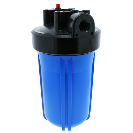 10" Neo-Pure Big Flow Filter Housing Blue Sump/Black Cap 3/4" with Pressure Relief