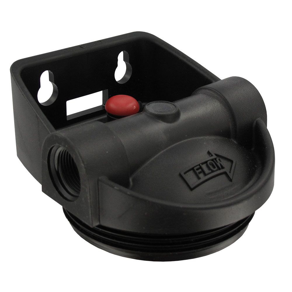 Pentek Black Integrated Bracket Cap for 3G Slim Line Housings w/ PR