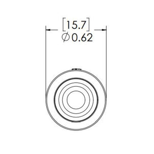 LinkTech 1/4 Hose Barb Non-Vlve In-Line Acetal Coupling Insert [PLC22004]