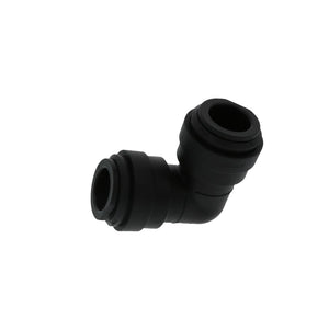John Guest Union Elbow Black Polypropylene  - 1/2