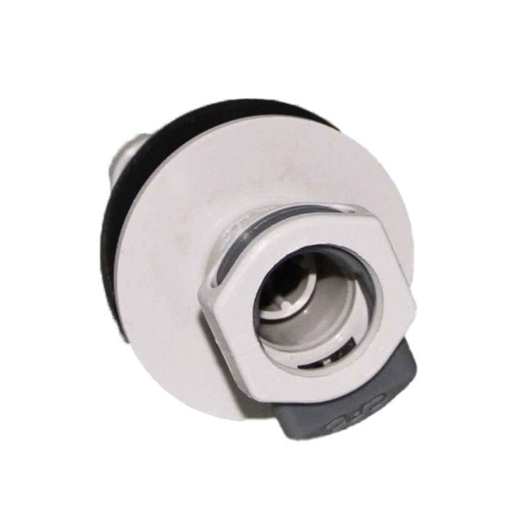EFCD16612 Valved Panel Mount Hose Barb Coupling Body 3/8 ID Barb