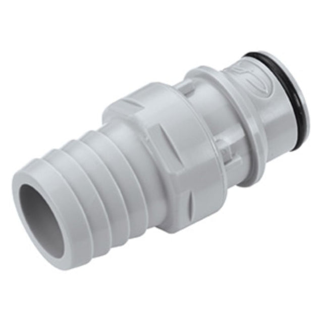 62200 NSF Valved In-Line Hose Barb Coupling Insert 3/4 ID Barb