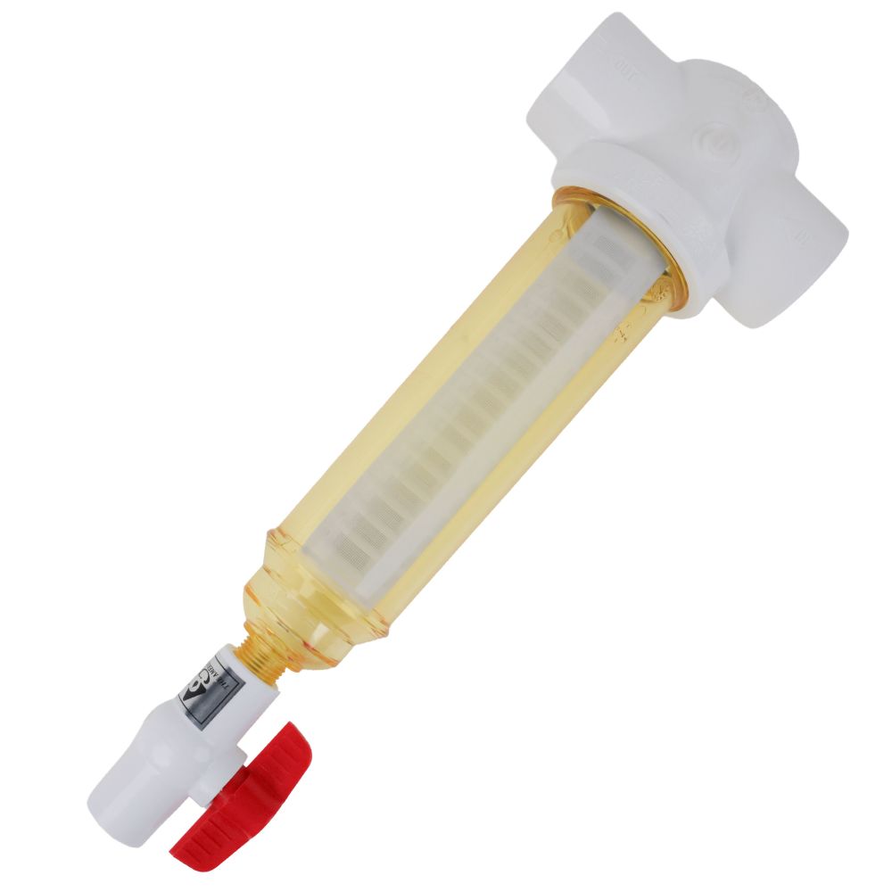 Rusco Chemically Resistant Sediment Trapper Filter T Style 2" PE - 30 Mesh [533 micron]