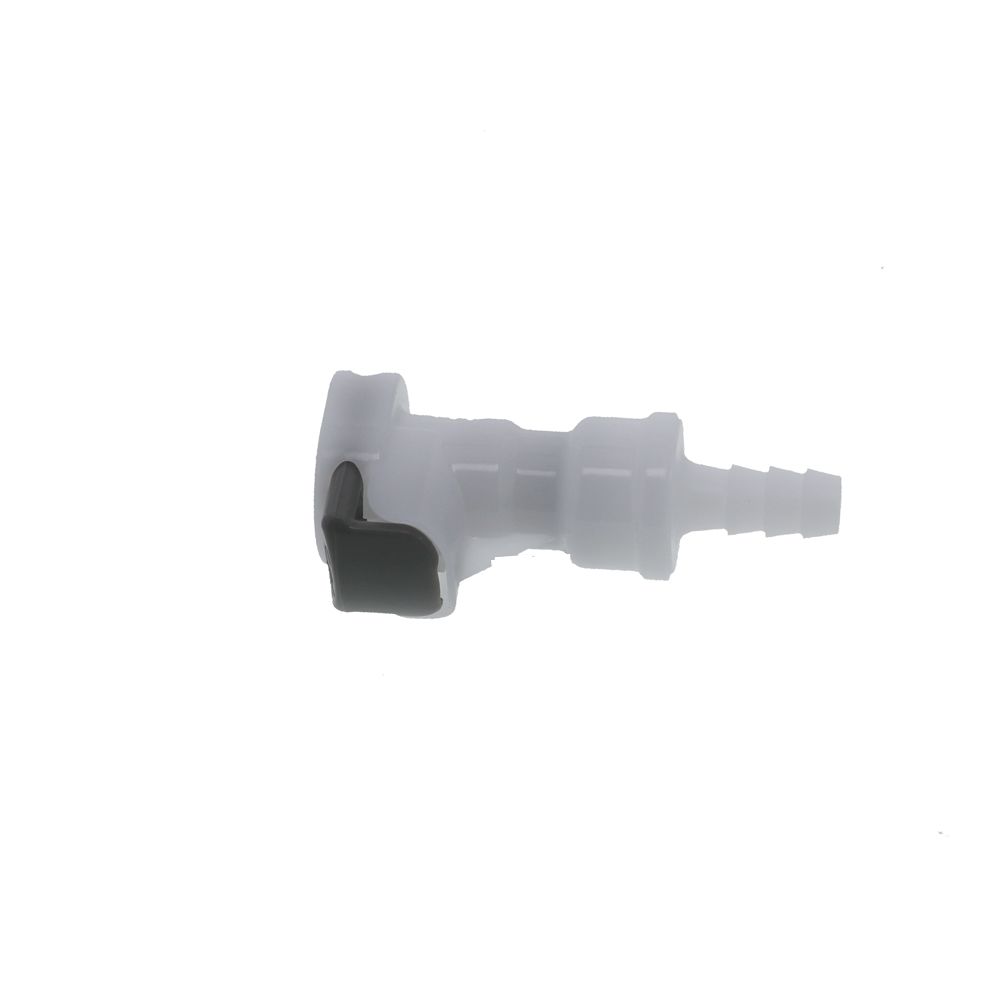 APCD17004SH Valved In-Line Hose Barb Coupling Body with Shroud 1/4 ID Barb