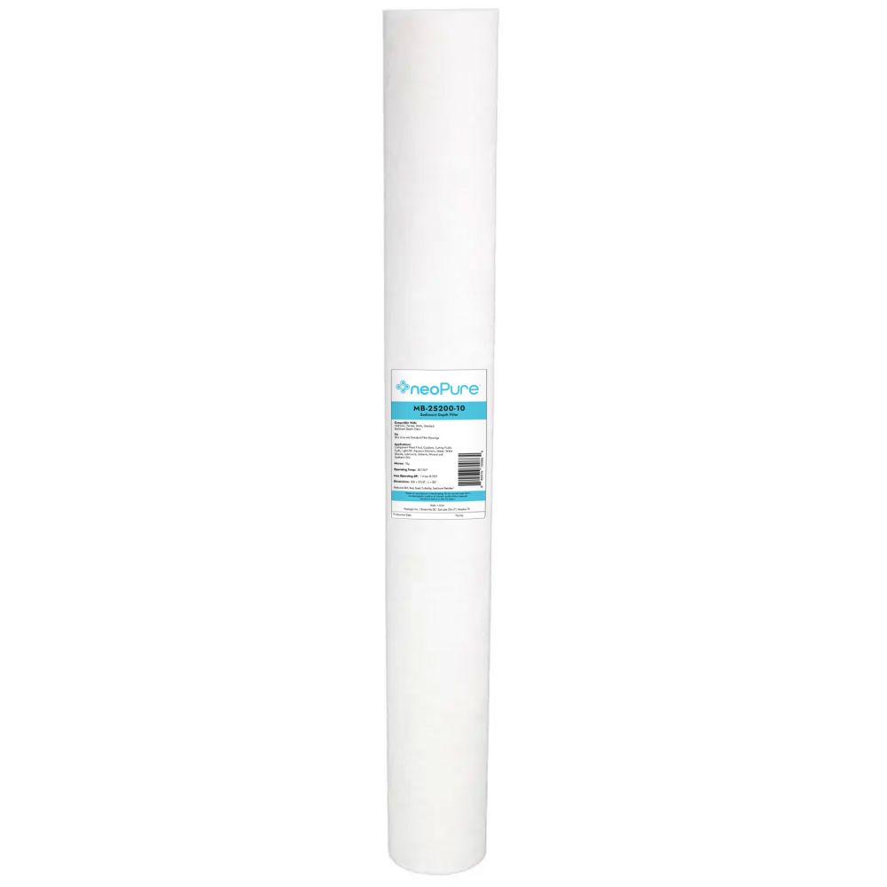Neo-Pure MB-25200-10 20" Polypropylene Sediment Depth Filter 10 Mic