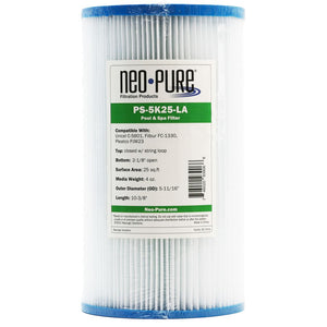 Neo-Pure PS-5K25-LA Pool and Spa Filter 5-11/16" x 10-3/8"