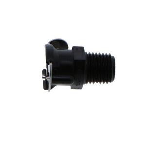FitQuik Nylon Thread to Tube Elbow Fitting - 1/8 NPT to 3/16 Hose Barb
