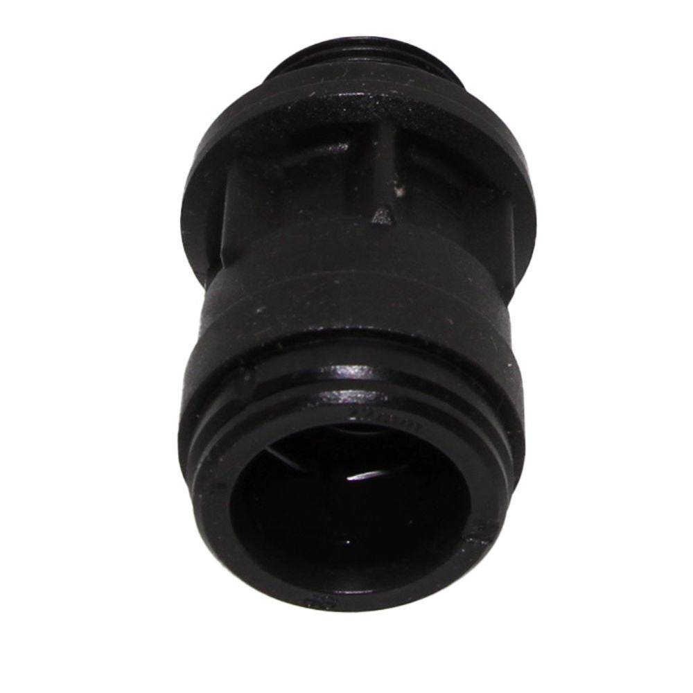 John Guest Male Connector BLACK ACETAL - 28mm x 1" BSP