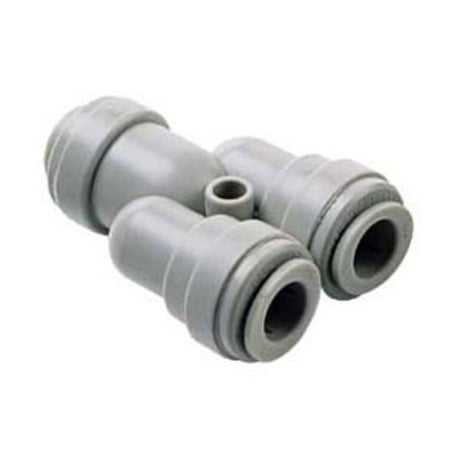 DMfit Two Way Divider - 3/8 Push-in [in] x 5/16 Push-in [out]