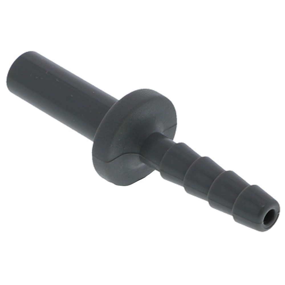 John Guest Stem Barb Connector  - 1/4 OD Stem x 3/16 ID Barb