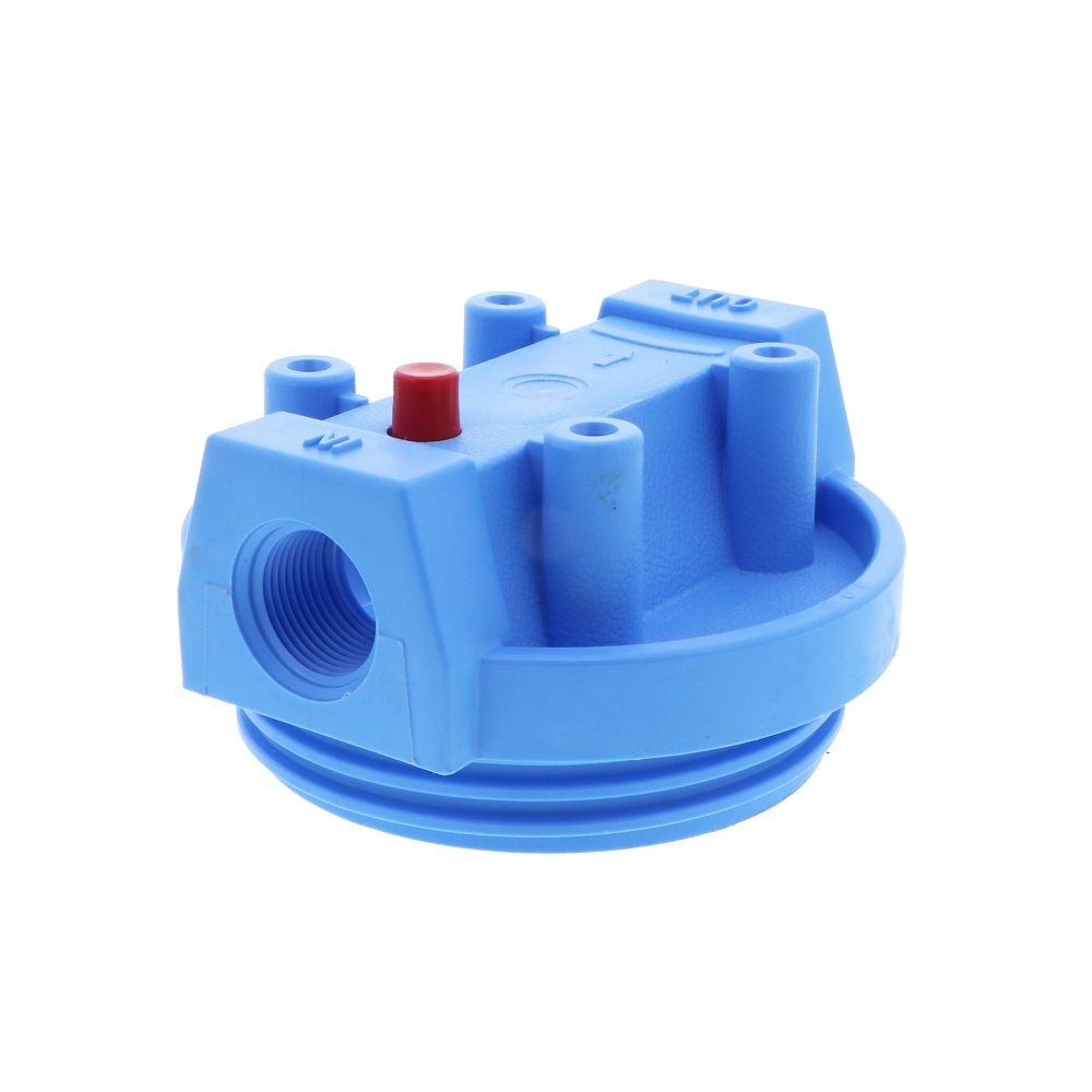 Pentek 154116 Blue Mounting Bracket Cap for Standard Housings w/ PR - 3/4" FPT