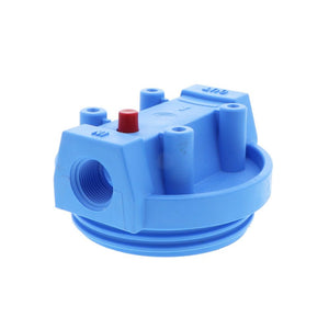 Pentek 154116 Blue Mounting Bracket Cap for Standard Housings w/ PR - 3/4" FPT