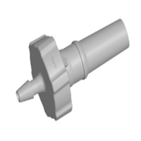 SLM21 Luer Fitting Natural Polypropylene Male Slip Luer X 1/16 HB