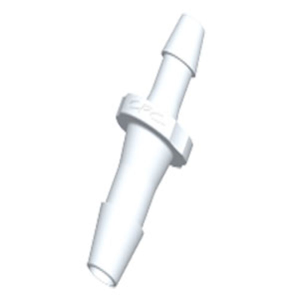 HSR8670 Straight Reducer Fitting Natural PVDF 1/4 HB x 3/16 HB