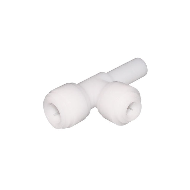 NeoFit - Acetal Natural White Run Stem Tee 8mm [5/16"] tube x stem 8mm [5/16"]