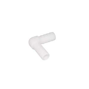 NeoFit - Acetal Natural White Stem Barb Elbow Connector 10mm stem x 8mm barb