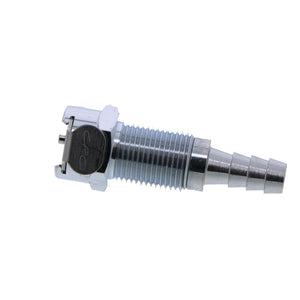 MC1604 Panel Mount Hose Barb Coupling Body 1/4 ID Barb