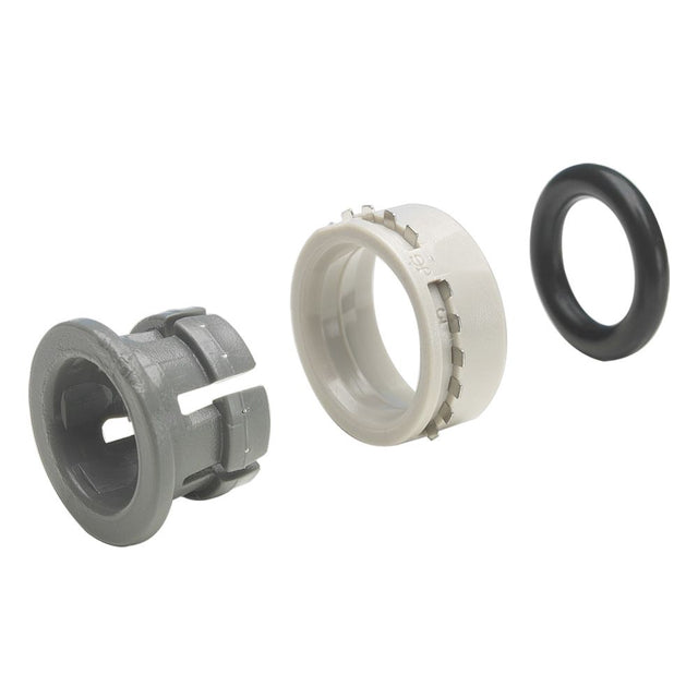 John Guest Plastic Half Cartridge - 3/8 Gray Single EPDM O-ring