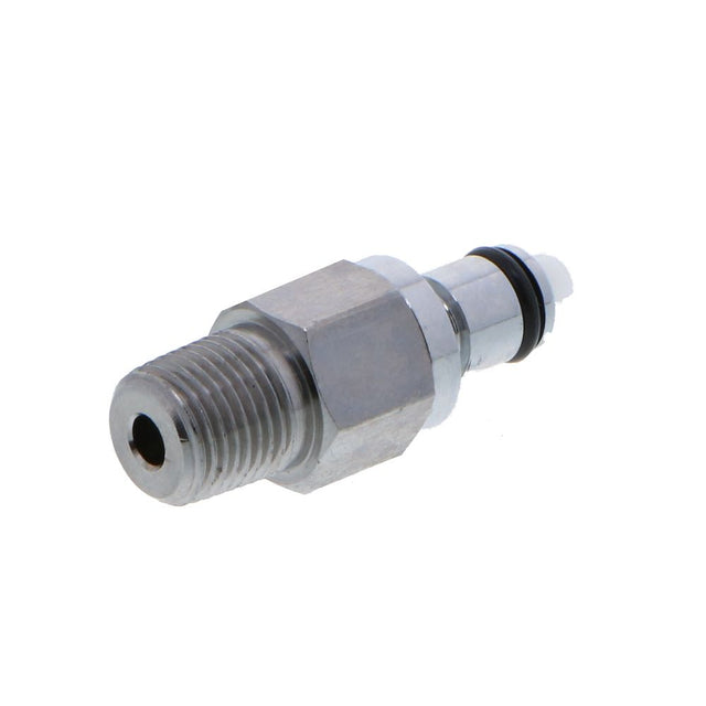 MCD2402 Valved Male Thread Coupling Insert 1/8 NPT