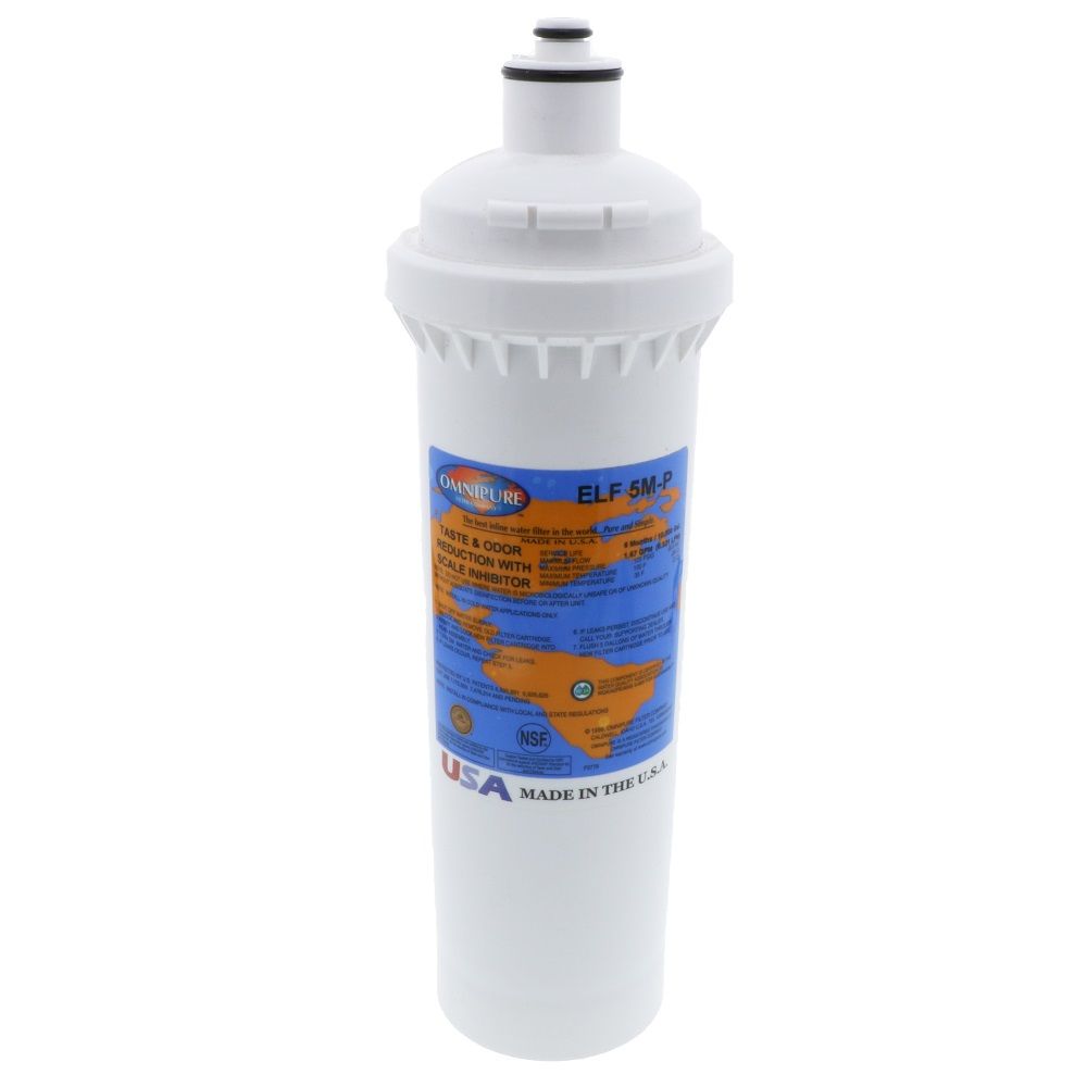 Omnipure ELF5M-P [SB] Everpure® Compatible 5M Carbon Block/CTO/Scale – 10,000 Gal Filter