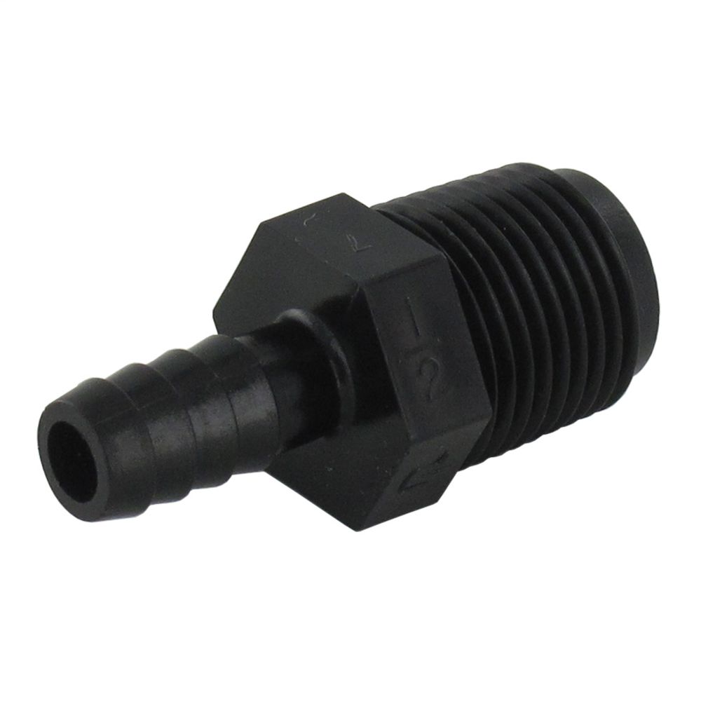 Male Barb Connector PE - 3/8 ID Barb x 1/2 MNPT