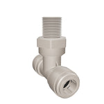 NeoFit - Acetal Gray Swivel Tee 1/2" x 1/2" NPTF Branch