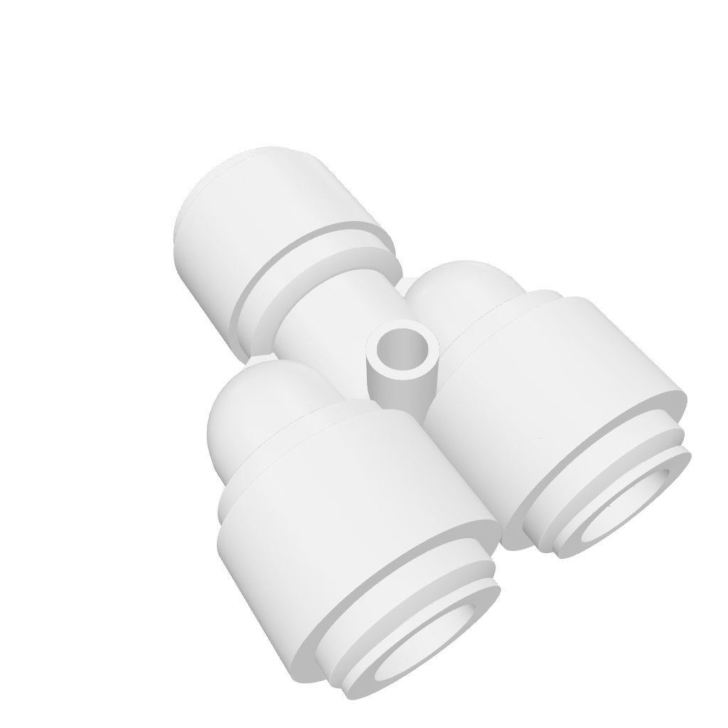 NeoFit - Acetal Natural White Two Way Divider 3/8" in & out