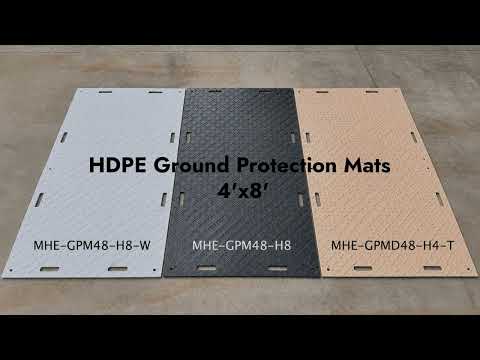 HDPE Ground Protection Mats 3'x8'
