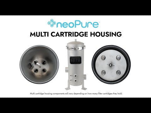 Neo-Pure BCM4X3 30" Multi-Cartridge Stainless Steel Housing