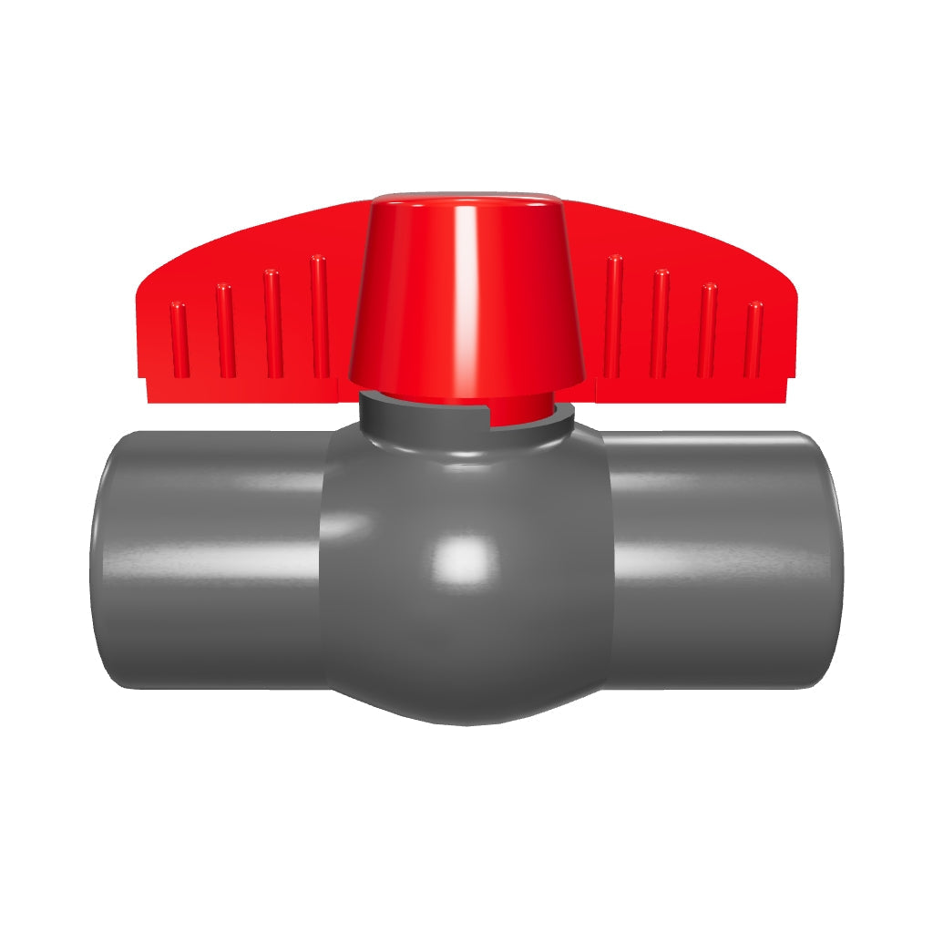 Schedule 80 PVC Molded-In-Place Ball Valve 1-1/4" FIPS
