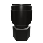 NeoFit - Acetal Black Female Adapter 3/8" tube x 7/16-24 UNS -Cone Type