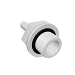 NeoFit - Acetal Natural White Stem Adapter 6mm stem x 1/4"BSPT