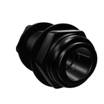 NeoFit - Acetal Black Bulkhead Connector 1/4" tube