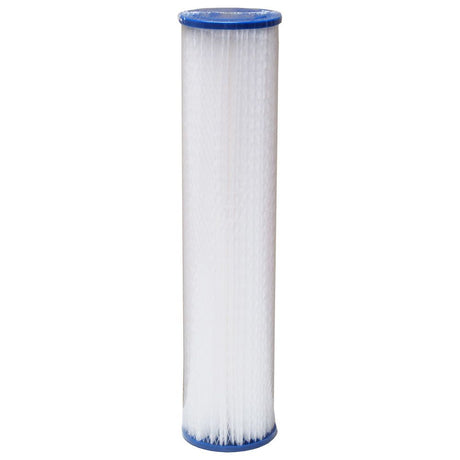 Harmsco® PPFS-BB-20-1 20" Calypso Blue Poly-Pleat Fail Safe Filter 1 mic ABS