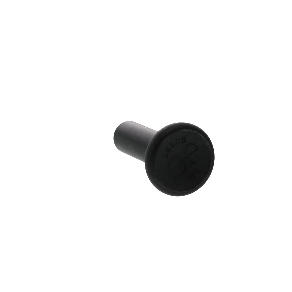 John Guest Plug Black Polypropylene - 3/8