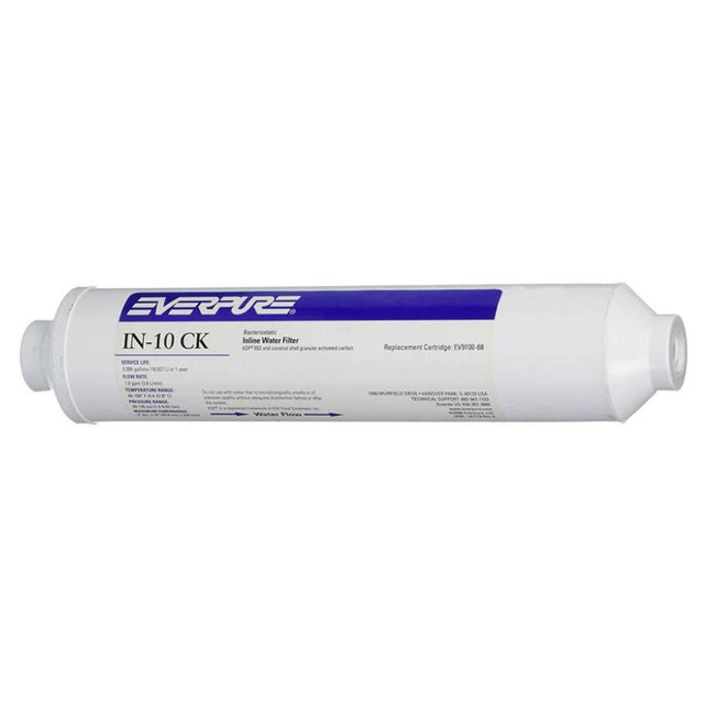 Everpure IN-10 [GS-210EXTRA-B-1/4] CK In-Line Water Filter
