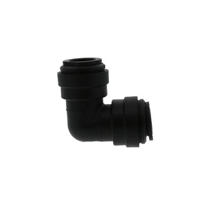 John Guest Union Elbow Black Polypropylene  - 1/2