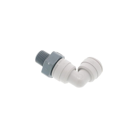 John Guest Swivel Elbow NPTF - 1/4 x 1/8  NPTF